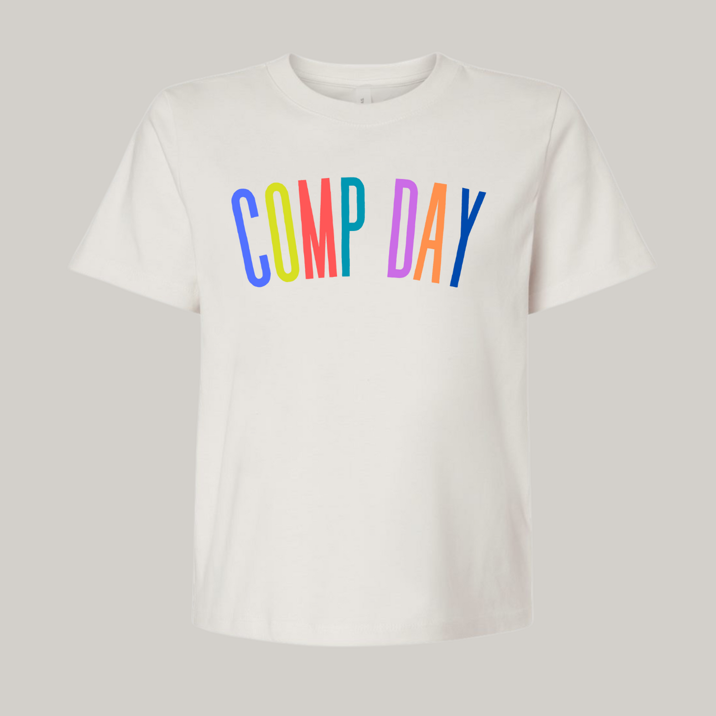 So many colors! Comp Day Boxy Tee