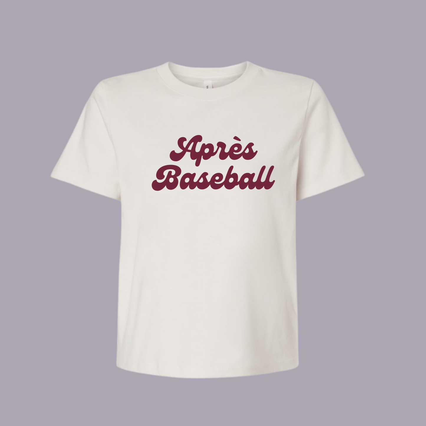 Après Baseball Boxy Tee