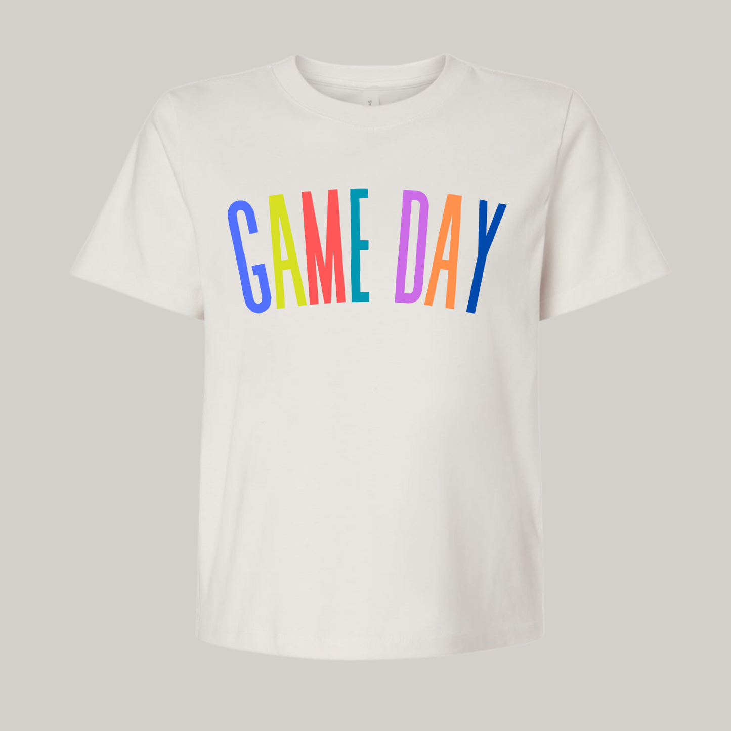 So many colors! Game Day Boxy Crop