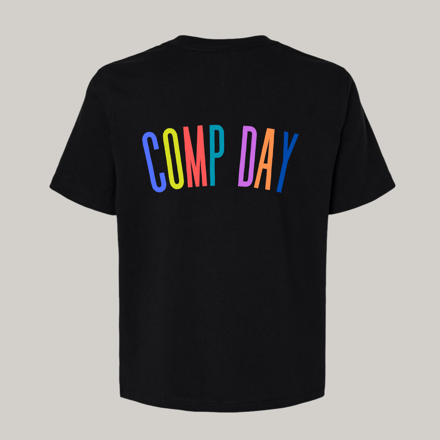 So many colors! Comp Day Boxy Tee