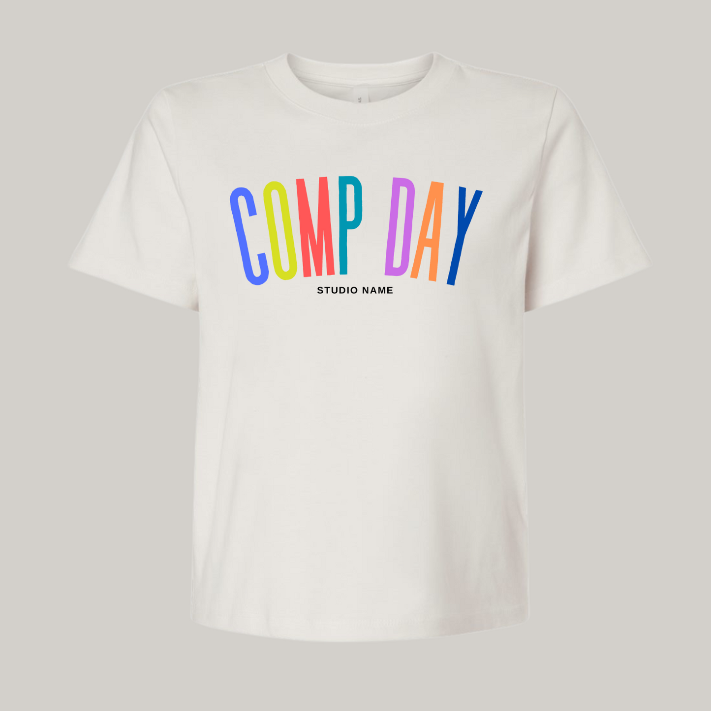 So many colors! Comp Day Boxy Tee