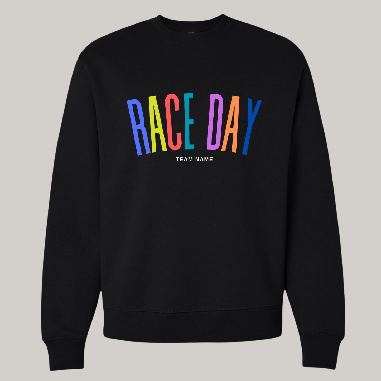 So many colors! Race Day Crew Neck