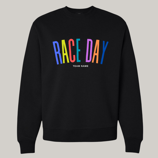 So many colors! Race Day Crew Neck