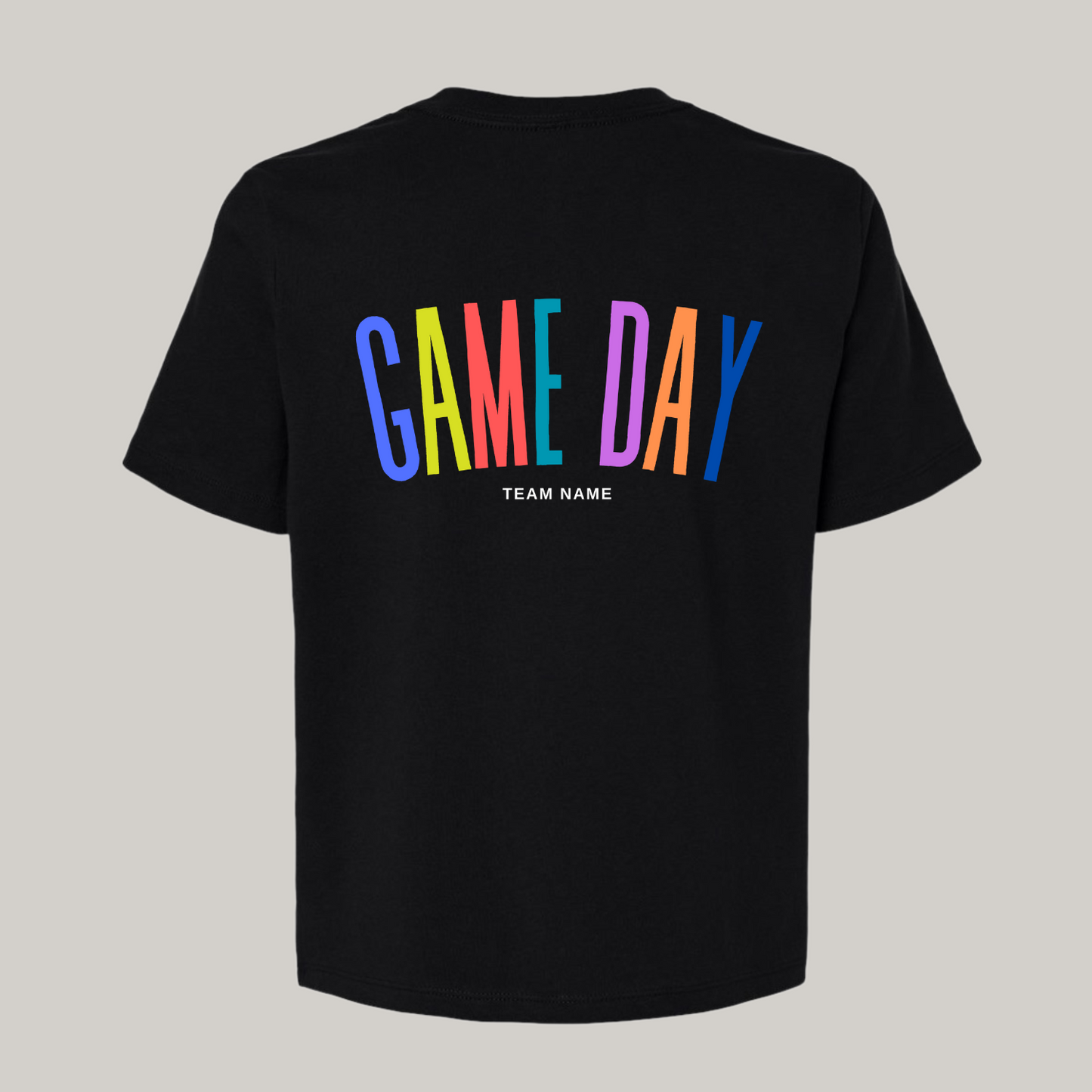 So many colors! Game Day Boxy Crop