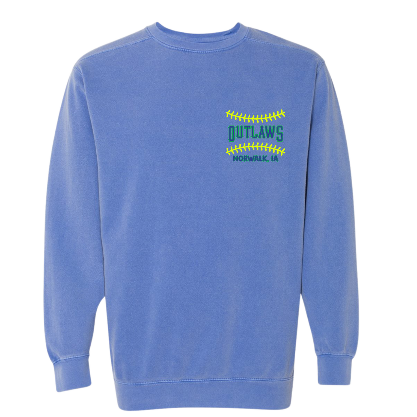 Play Like A Girl for Outlaws Crew Neck Sweatshirt